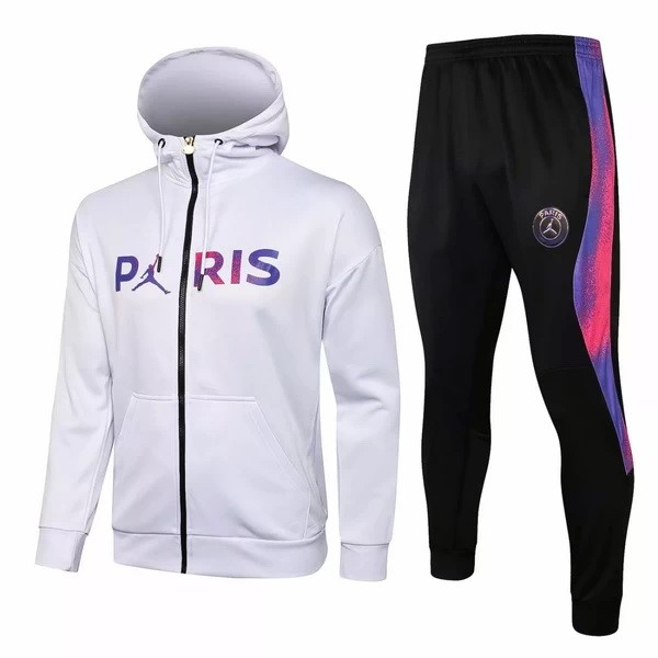 Chaqueta Con Capucha Paris Saint Germain 2021/22 Blanco Purpura Negro